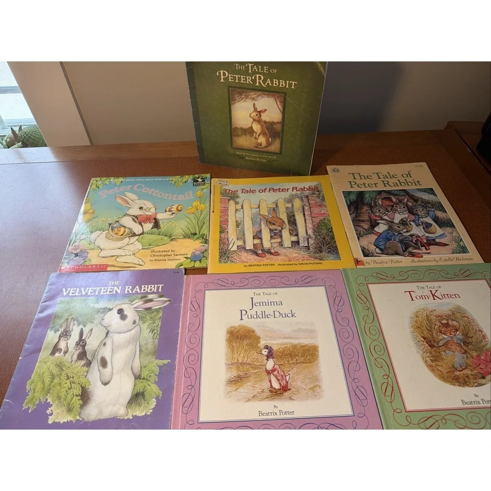 Lot‎ Beatrix Potter, Easter Books Peter Rabbit & More (7)